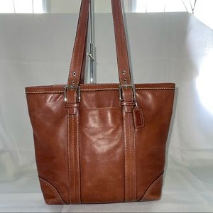 Coach Hamptons Brown Tote E0882-F12607